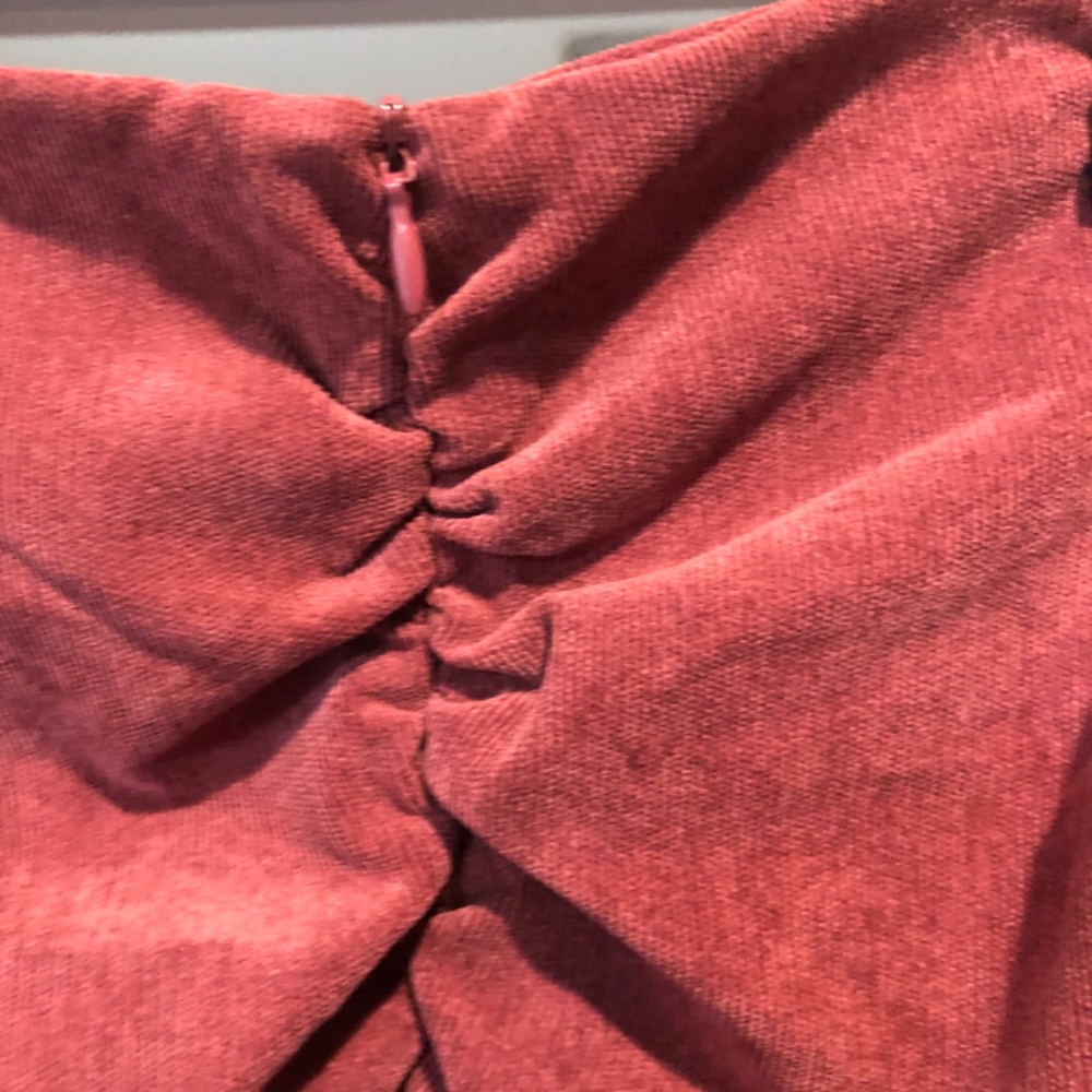 NWT ZARA RUCHED SKIRT SZ L - Picture 3 of 8